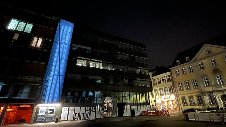 Mannheim Business School Fassade und Portal