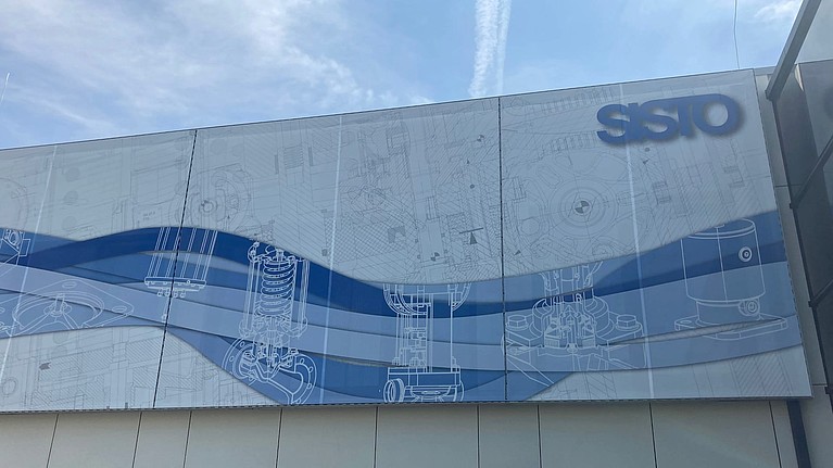 Textilfassade SISTO TechCenter